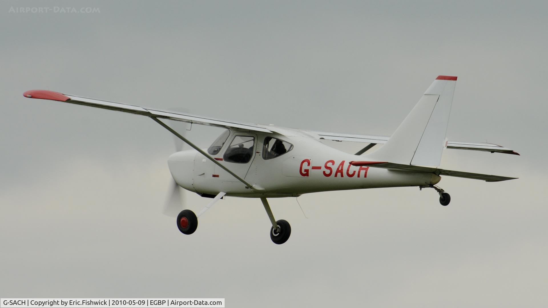 G-SACH, 2002 Stoddard-Hamilton Glastar C/N PFA 295-13088, 4. G-SACH departing Kemble Airport (Great Vintage Flying Weekend)