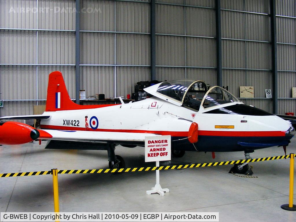 G-BWEB, 1971 BAC 84 Jet Provost T.5A C/N EEP/JP/1044, at the Great Vintage Flying Weekend