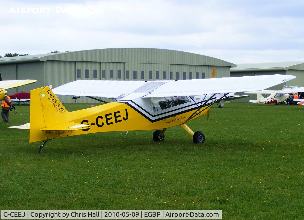 G-CEEJ, 2006 Rans S-7S Courier C/N PFA 218-14557, at the Great Vintage Flying Weekend