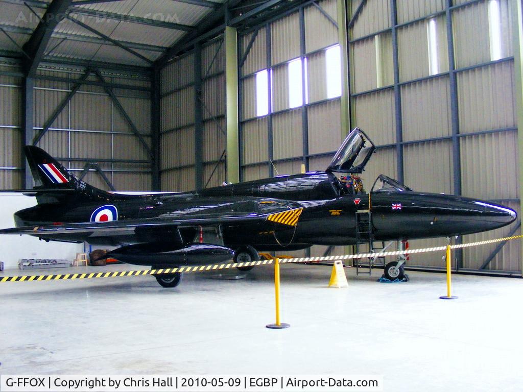 G-FFOX, 1955 Hawker Hunter T.7B C/N 41H-670792, at the Great Vintage Flying Weekend