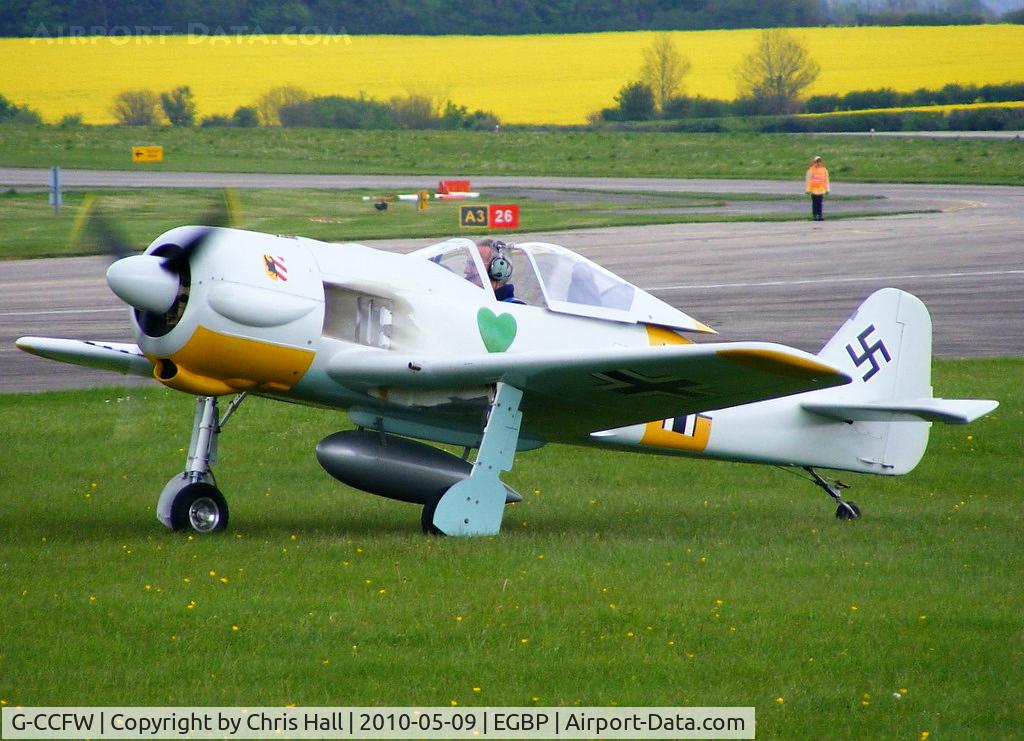 G-CCFW, 2003 WAR Focke-Wulf 190 C/N PFA 081-12729, at the Great Vintage Flying Weekend