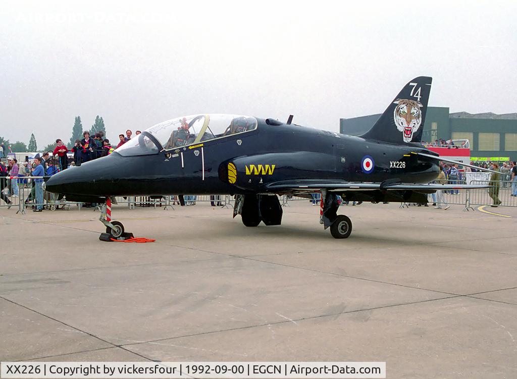 XX226, 1978 Hawker Siddeley Hawk T.1 C/N 062/312062, Royal Air Force. Operated by 74 (R) Squadron.