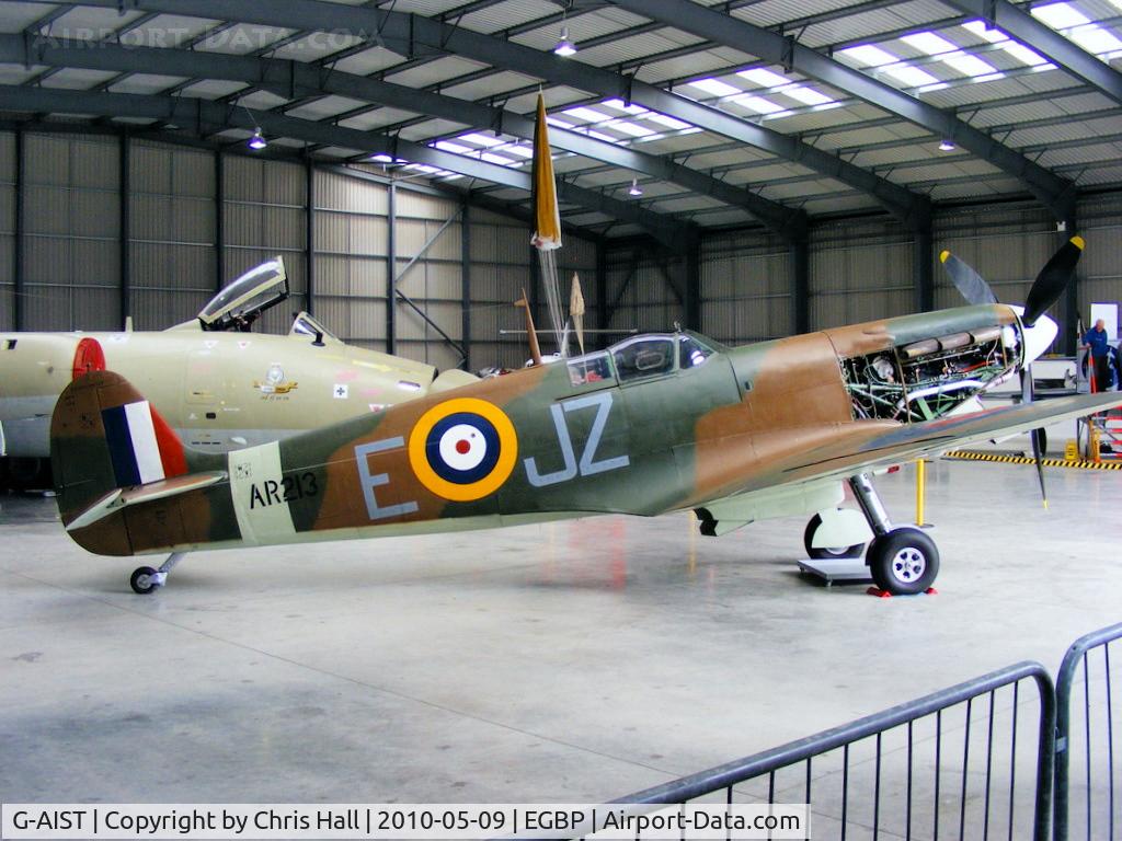 G-AIST, 1941 Supermarine 300 Spitfire Mk1A C/N WASP/20/2, at the Great Vintage Flying Weekend