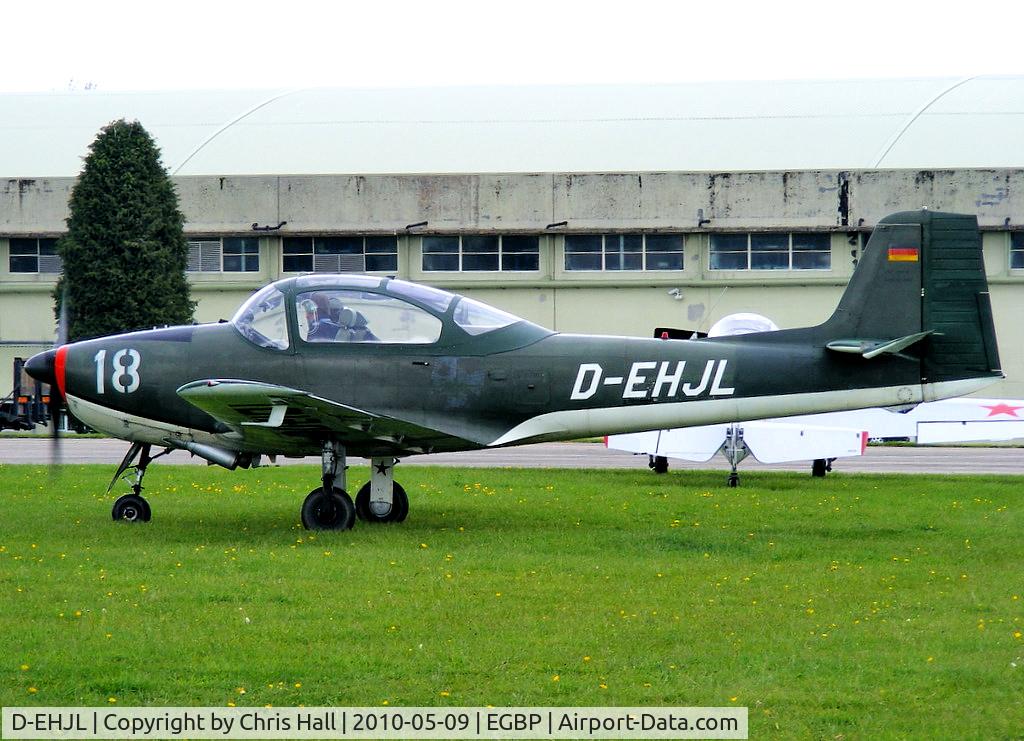 D-EHJL, Focke-Wulf FWP-149D C/N 45, at the Great Vintage Flying Weekend