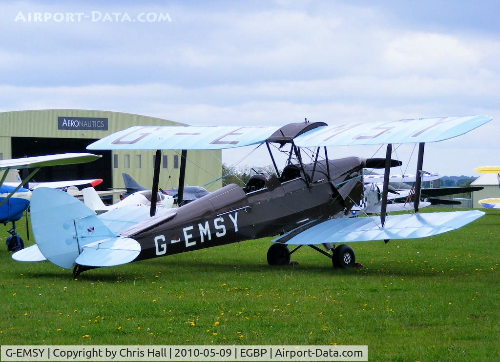G-EMSY, 1940 De Havilland DH-82A Tiger Moth II C/N 83666, at the Great Vintage Flying Weekend