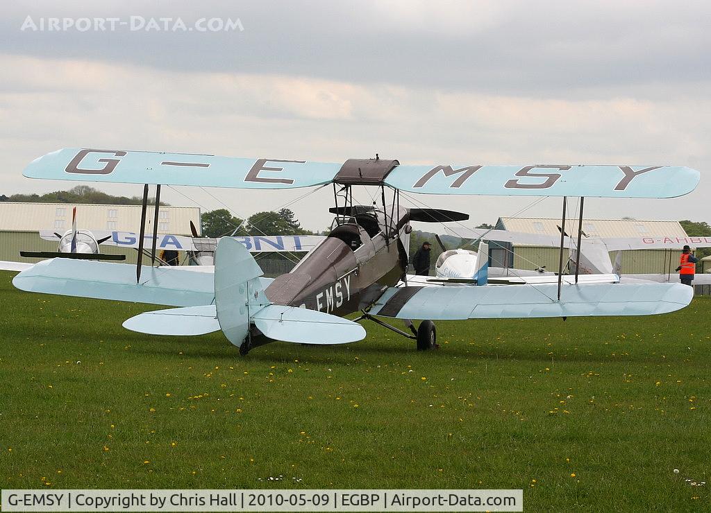 G-EMSY, 1940 De Havilland DH-82A Tiger Moth II C/N 83666, at the Great Vintage Flying Weekend