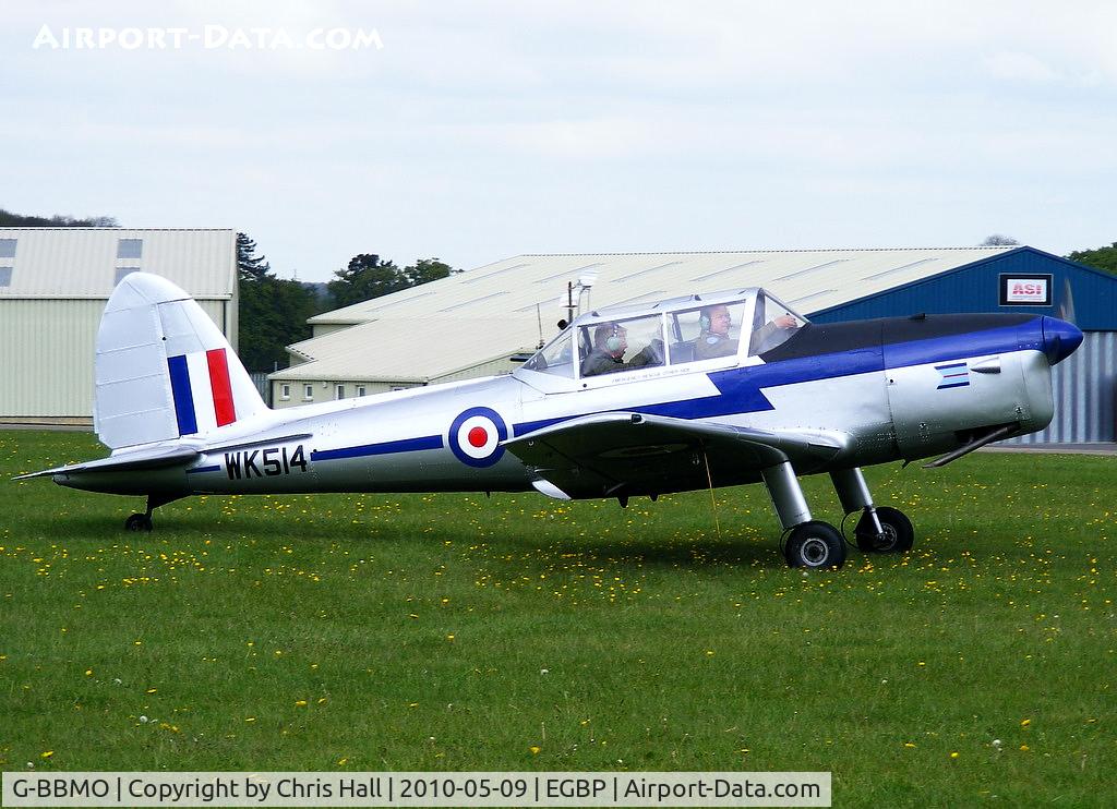 G-BBMO, 1952 De Havilland DHC-1 Chipmunk T.10 C/N C1/0550, at the Great Vintage Flying Weekend