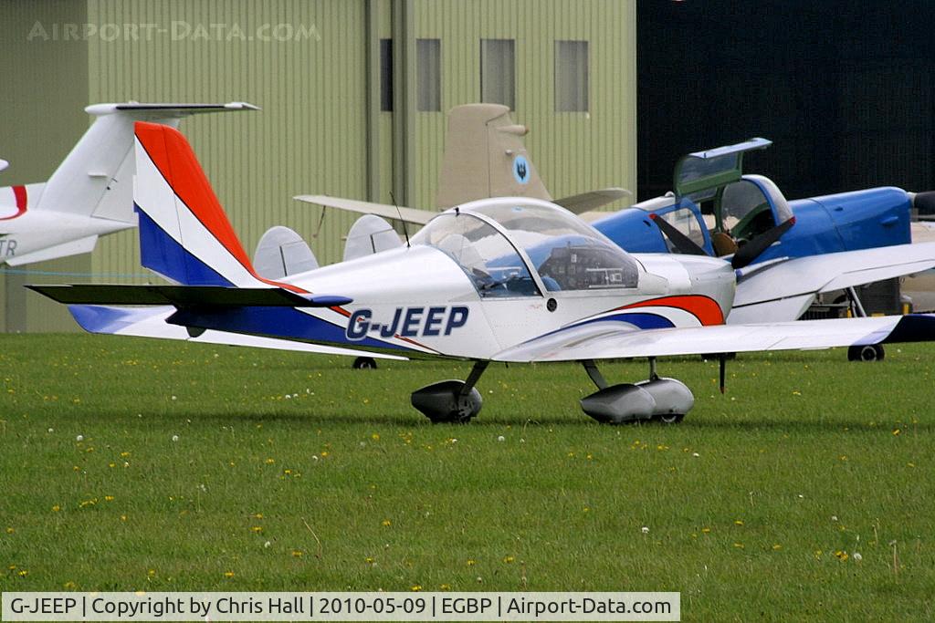 G-JEEP, 2002 Aerotechnik EV-97A Eurostar C/N PFA 315-13888, at the Great Vintage Flying Weekend