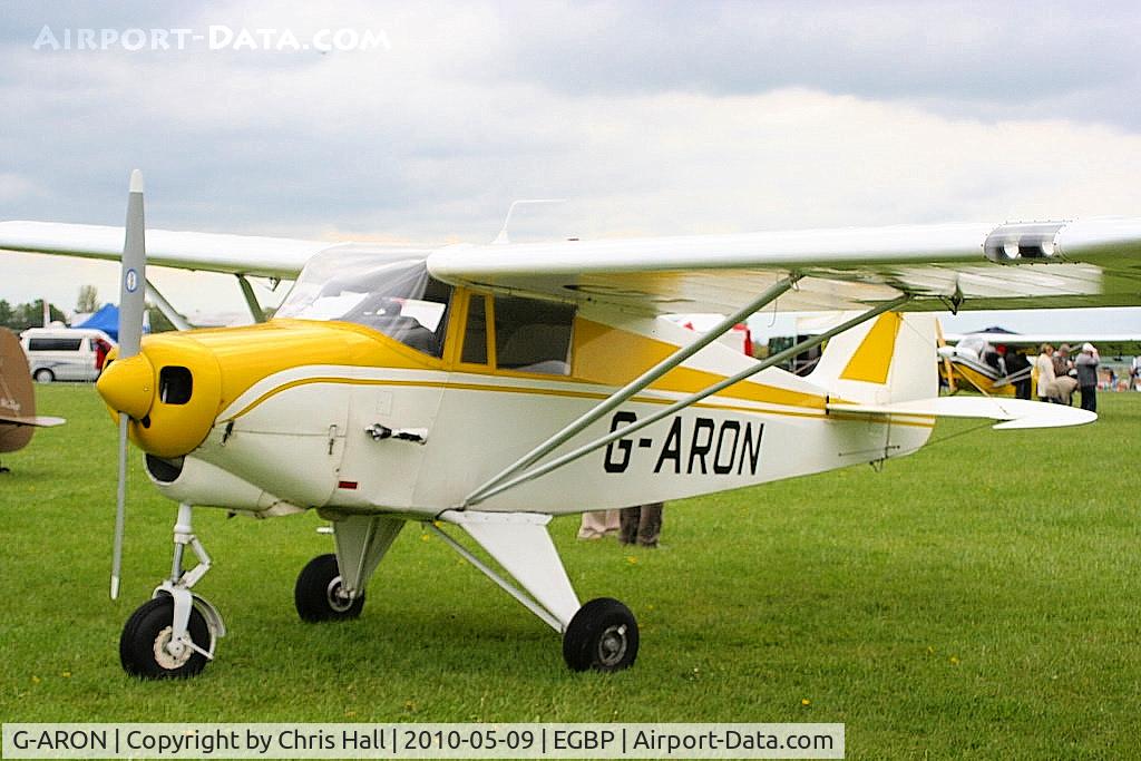 G-ARON, 1961 Piper PA-22-108 Colt Colt C/N 22-8822, at the Great Vintage Flying Weekend