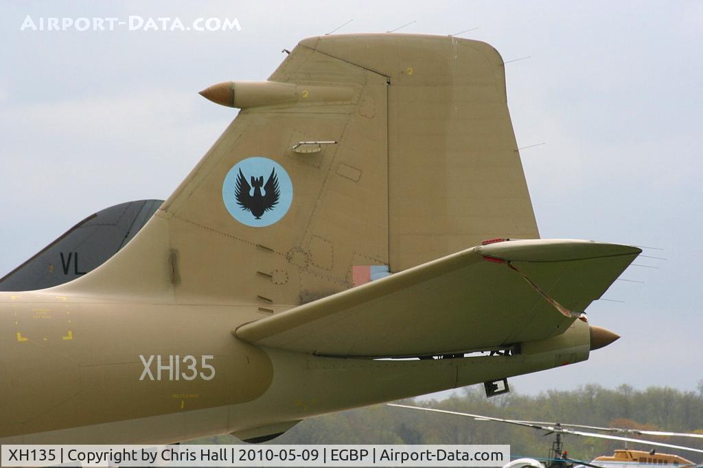 XH135, 1959 English Electric Canberra PR.9 C/N SH1725, photo-reconnaissance Canberra PR.9 on static display at the Great Vintage Flying Weekend