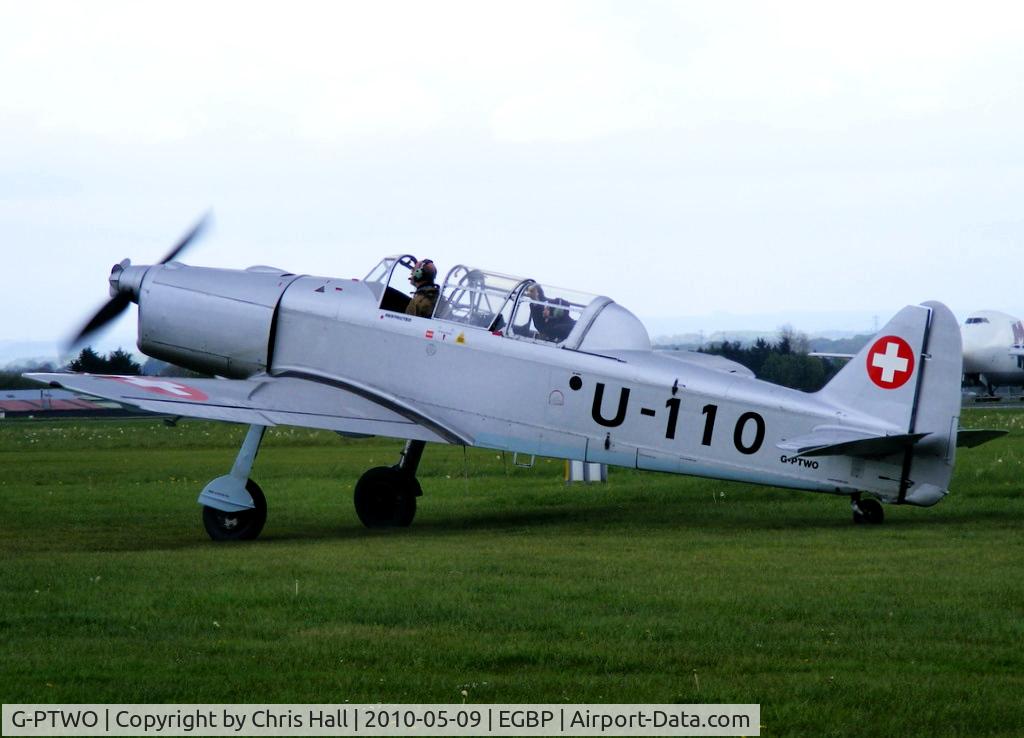 G-PTWO, 1946 Pilatus P2-05 C/N 600-30, at the Great Vintage Flying Weekend