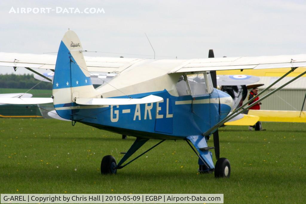 G-AREL, 1960 Piper PA-22-150 Caribbean C/N 22-7284, at the Great Vintage Flying Weekend