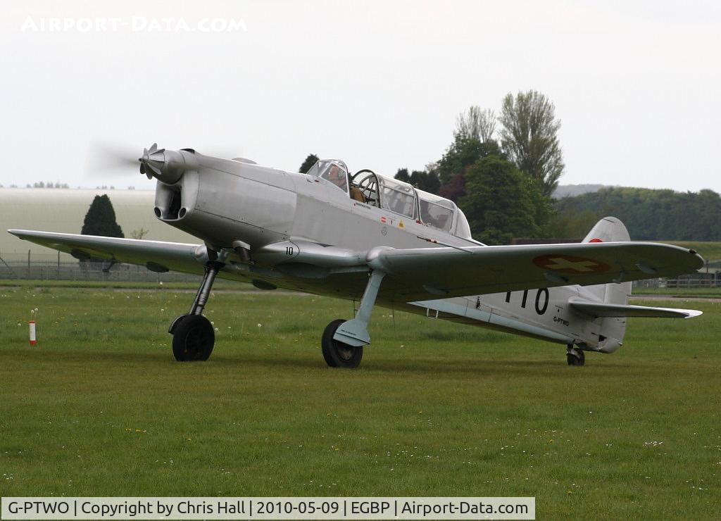 G-PTWO, 1946 Pilatus P2-05 C/N 600-30, at the Great Vintage Flying Weekend