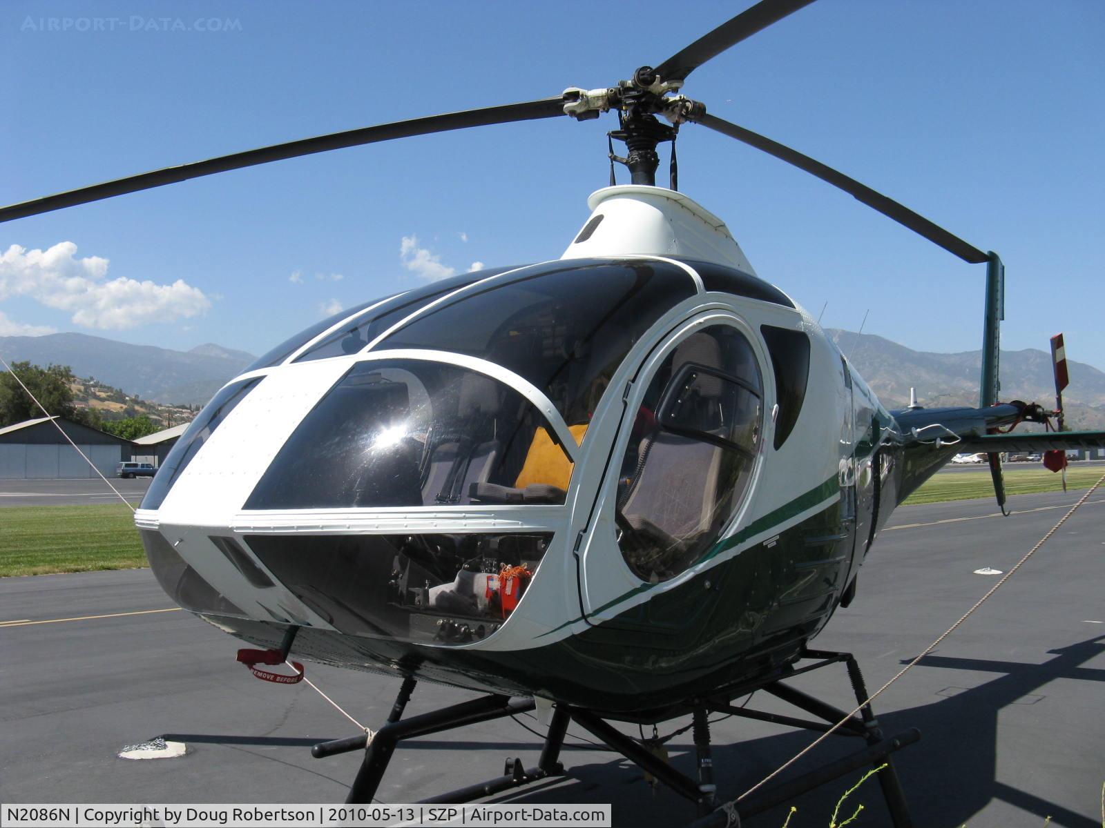 N2086N, 1994 Schweizer 269D C/N 0008, 1994 Schweizer 269D, one Allison C20W turboshaft, 235 Hp for takeoff, 220 Hp max continuous operation