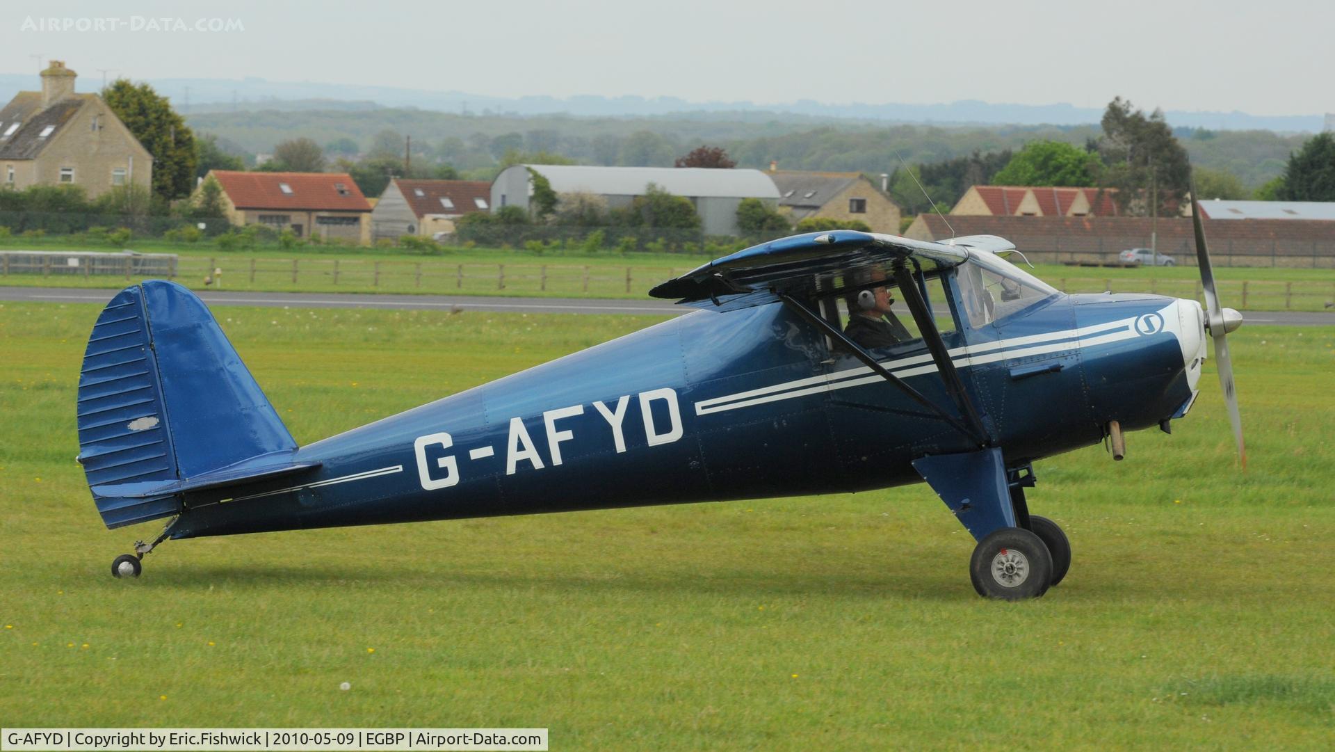 G-AFYD, 1939 Luscombe 8E Silvaire Silvaire C/N 1044, 2. G-AFYD at Kemble Airport (Great Vintage Flying Weekend)