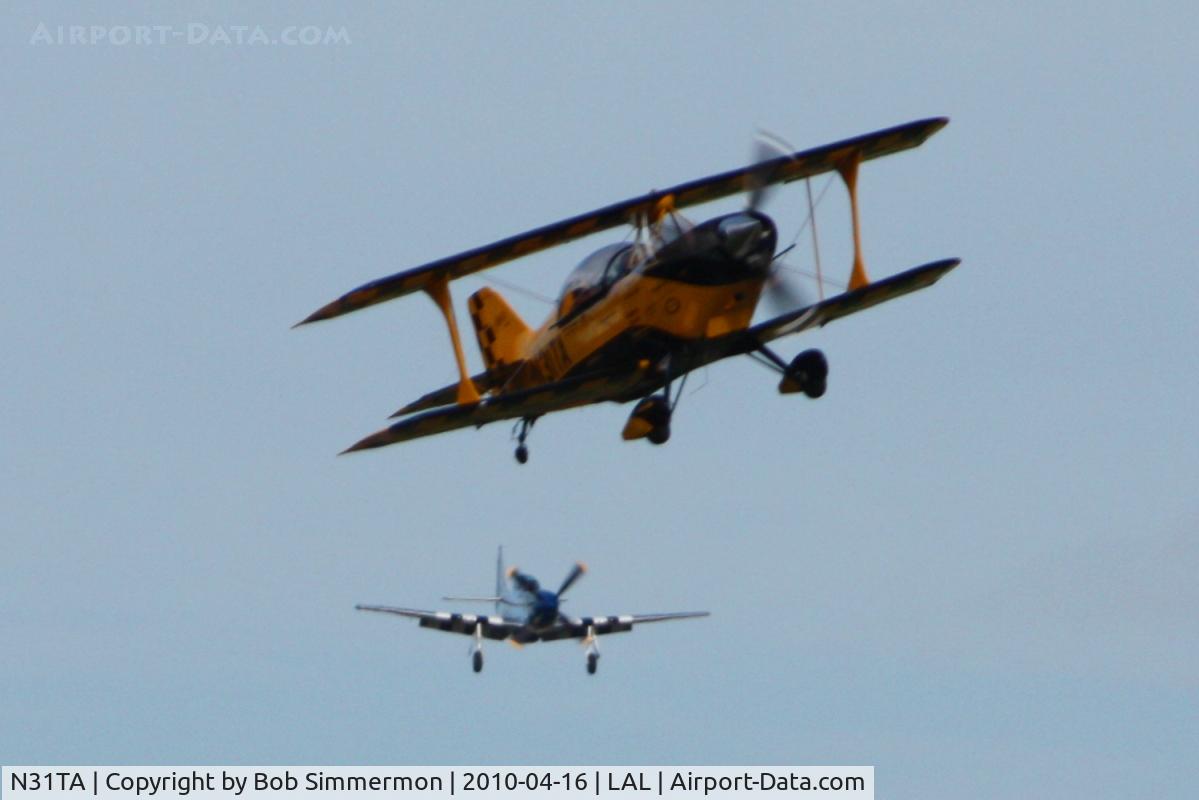 N31TA, 2001 Aviat Pitts S-2C Special C/N 6047, Sun N Fun 2010 (N351DT behind)