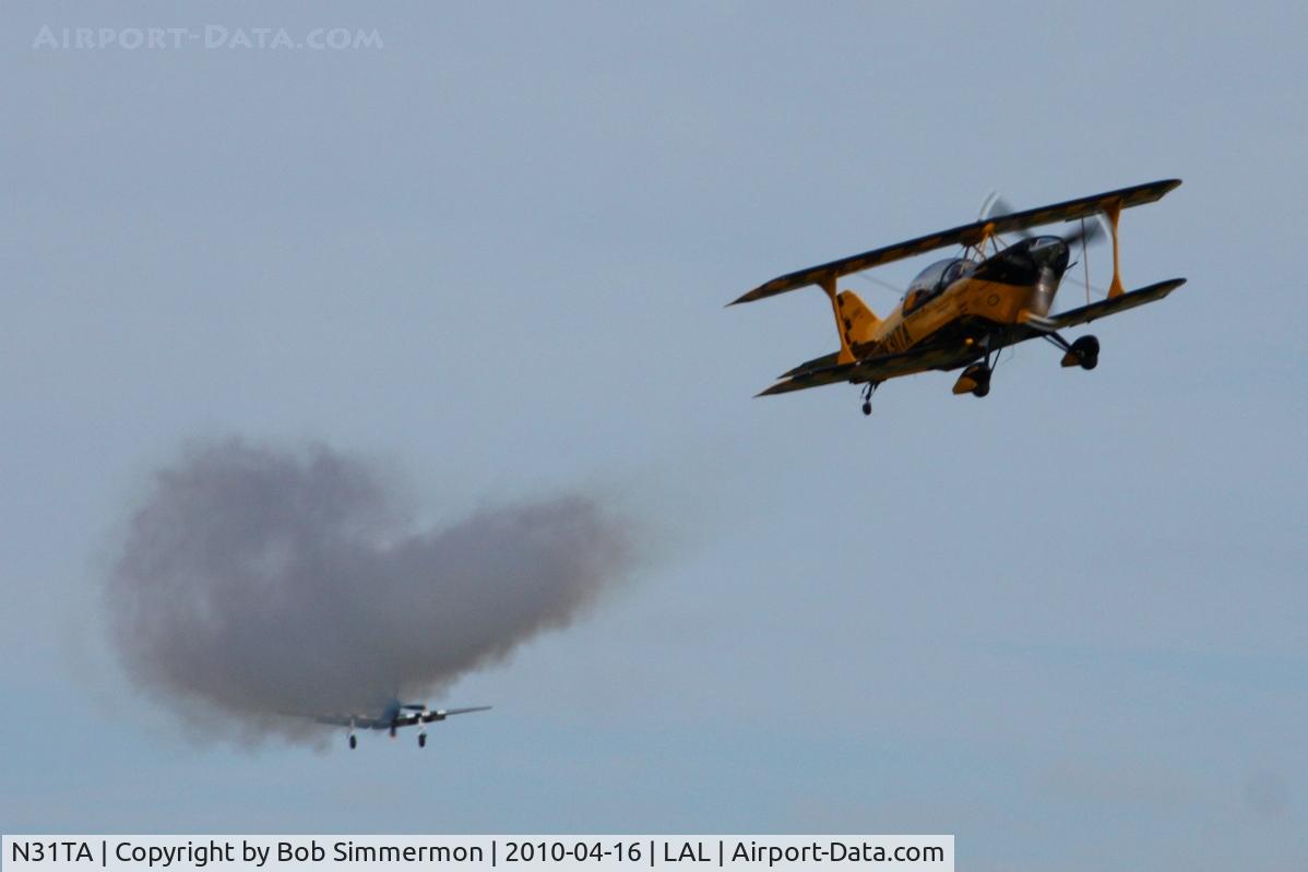 N31TA, 2001 Aviat Pitts S-2C Special C/N 6047, Sun N Fun 2010 (N351DT behind)