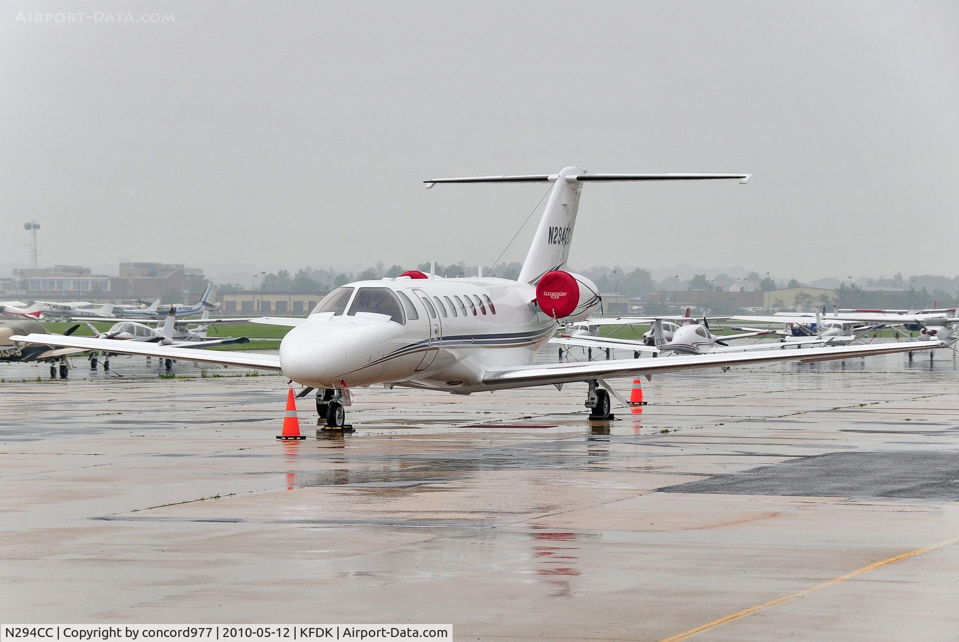 N294CC, 2008 Cessna 525B CitationJet CJ3 C/N 525B-0294, Seen at KFDK on 5/12/2010.
