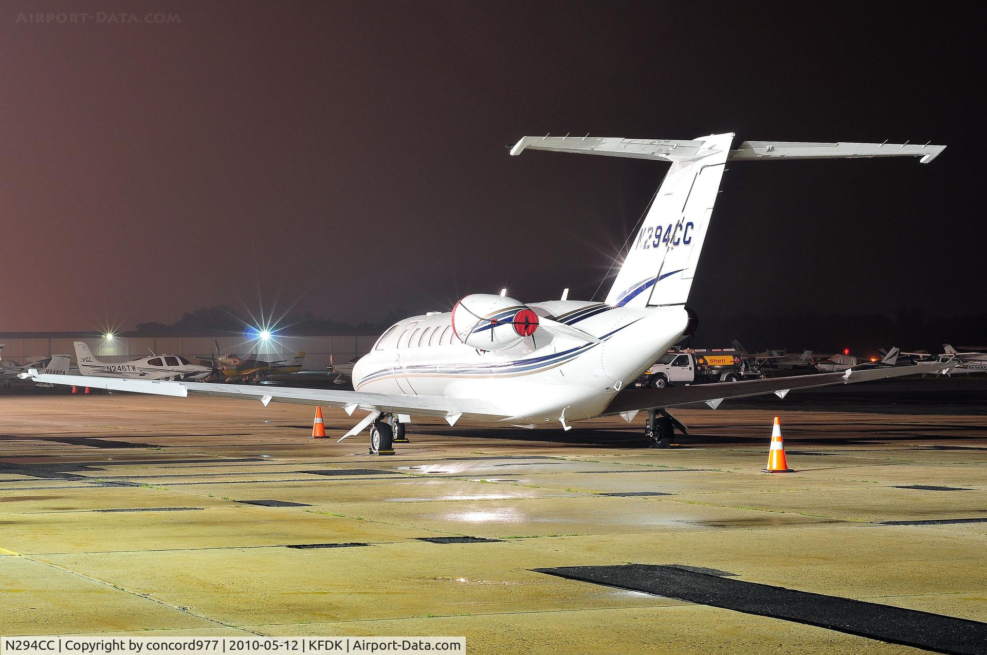 N294CC, 2008 Cessna 525B CitationJet CJ3 C/N 525B-0294, Seen at KFDK on 5/12/2010.