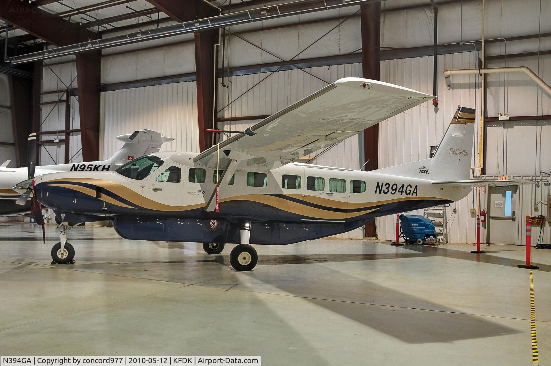 N394GA, 2008 Cessna 208B Grand Caravan C/N 208B2028, Seen at KFDK on 5/12/2010.