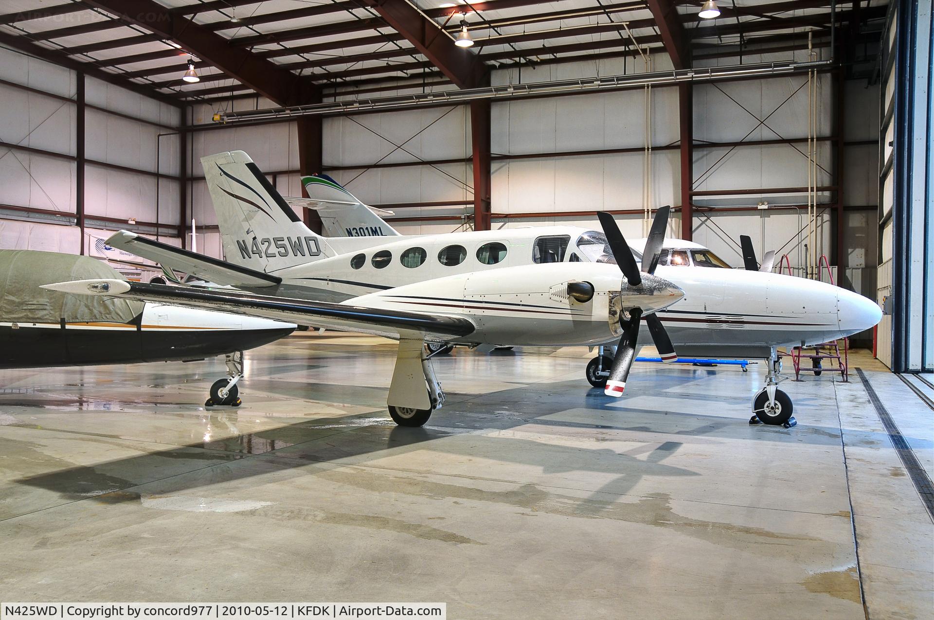 N425WD, Cessna 425 C/N 425-0130, Seen at KFDK on 5/12/2010.