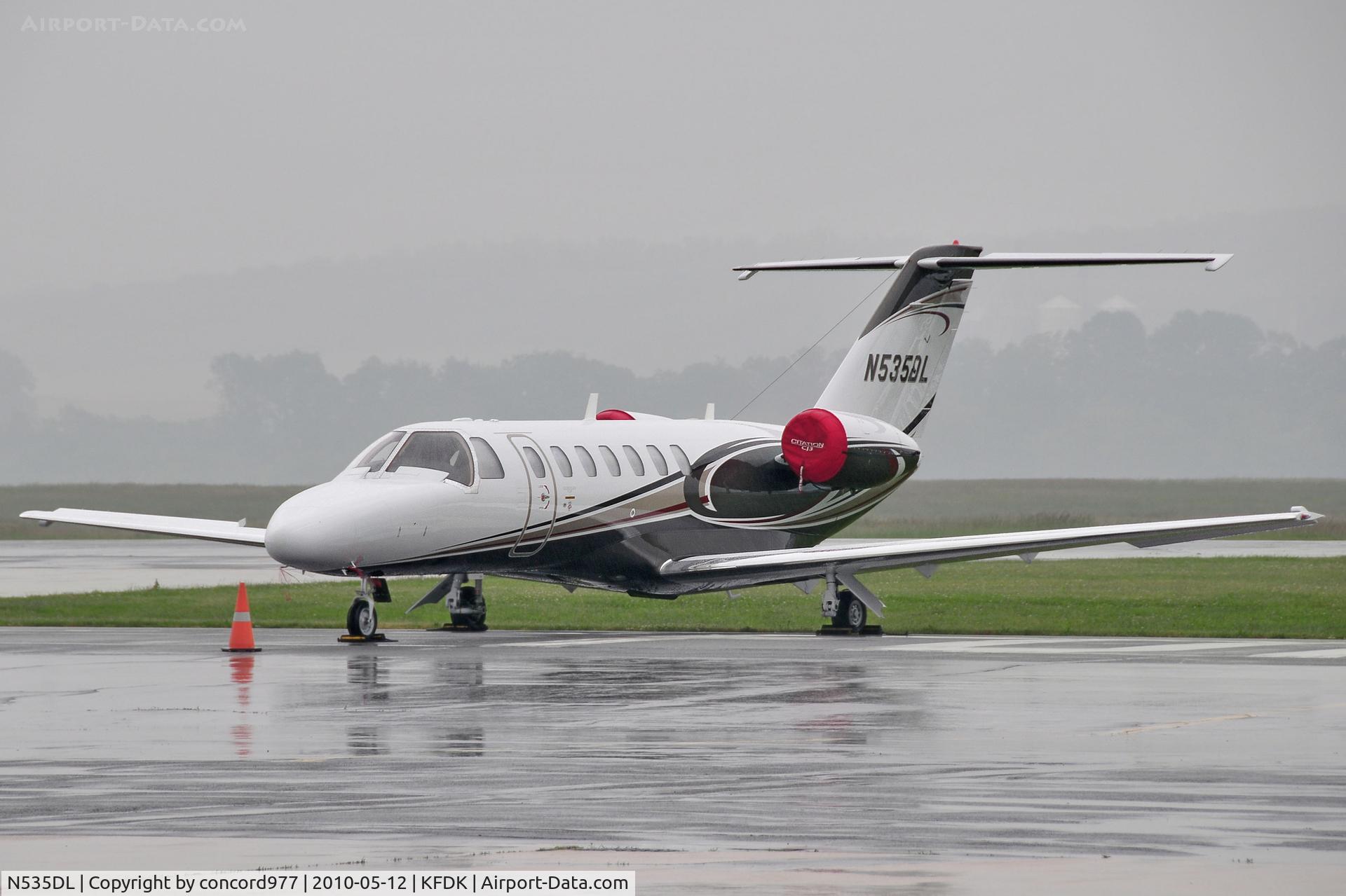 N535DL, 2007 Cessna 525B CitationJet CJ3 C/N 525B0172, Seen at KFDK on 5/12/2010.