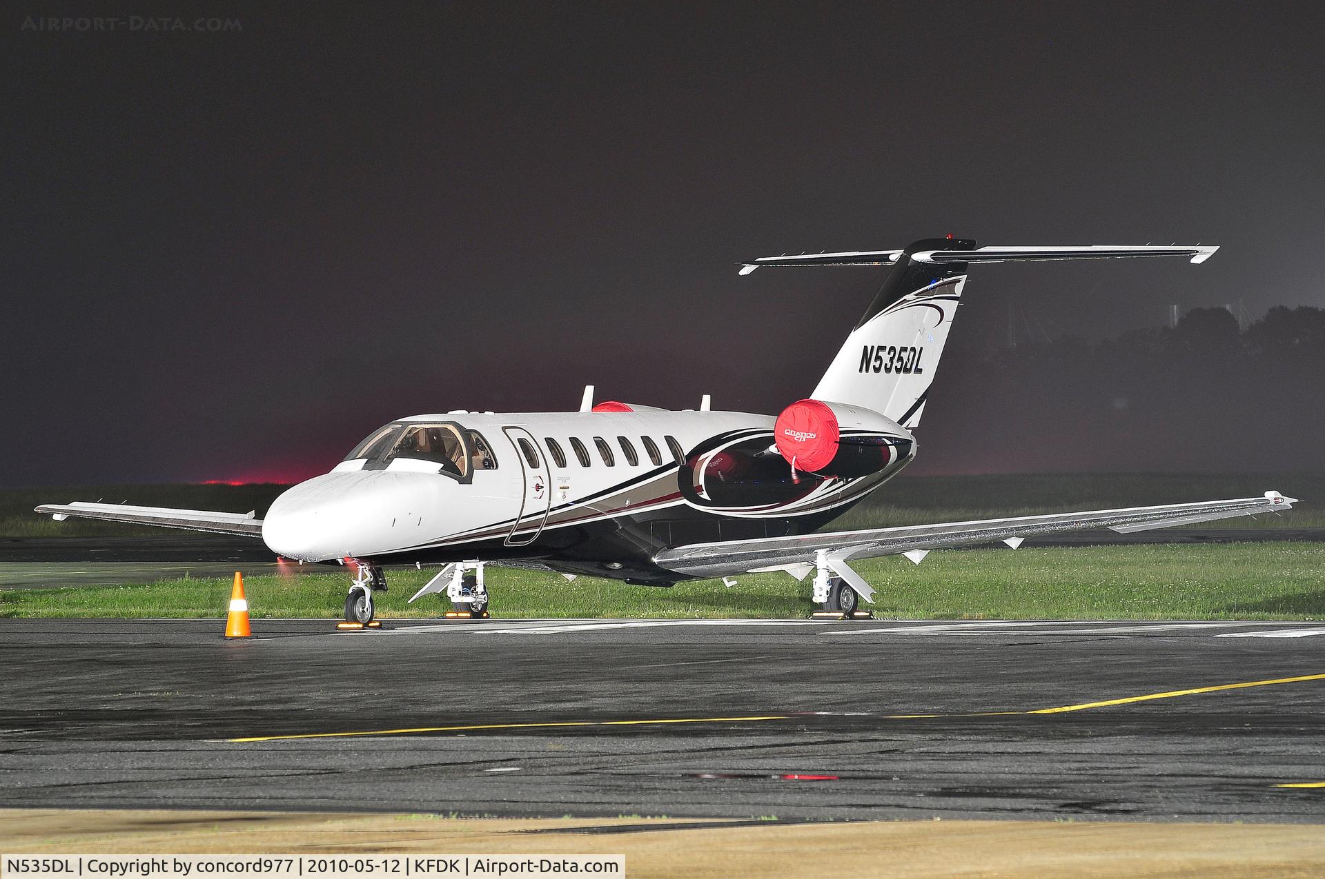 N535DL, 2007 Cessna 525B CitationJet CJ3 C/N 525B0172, Seen at KFDK on 5/12/2010.