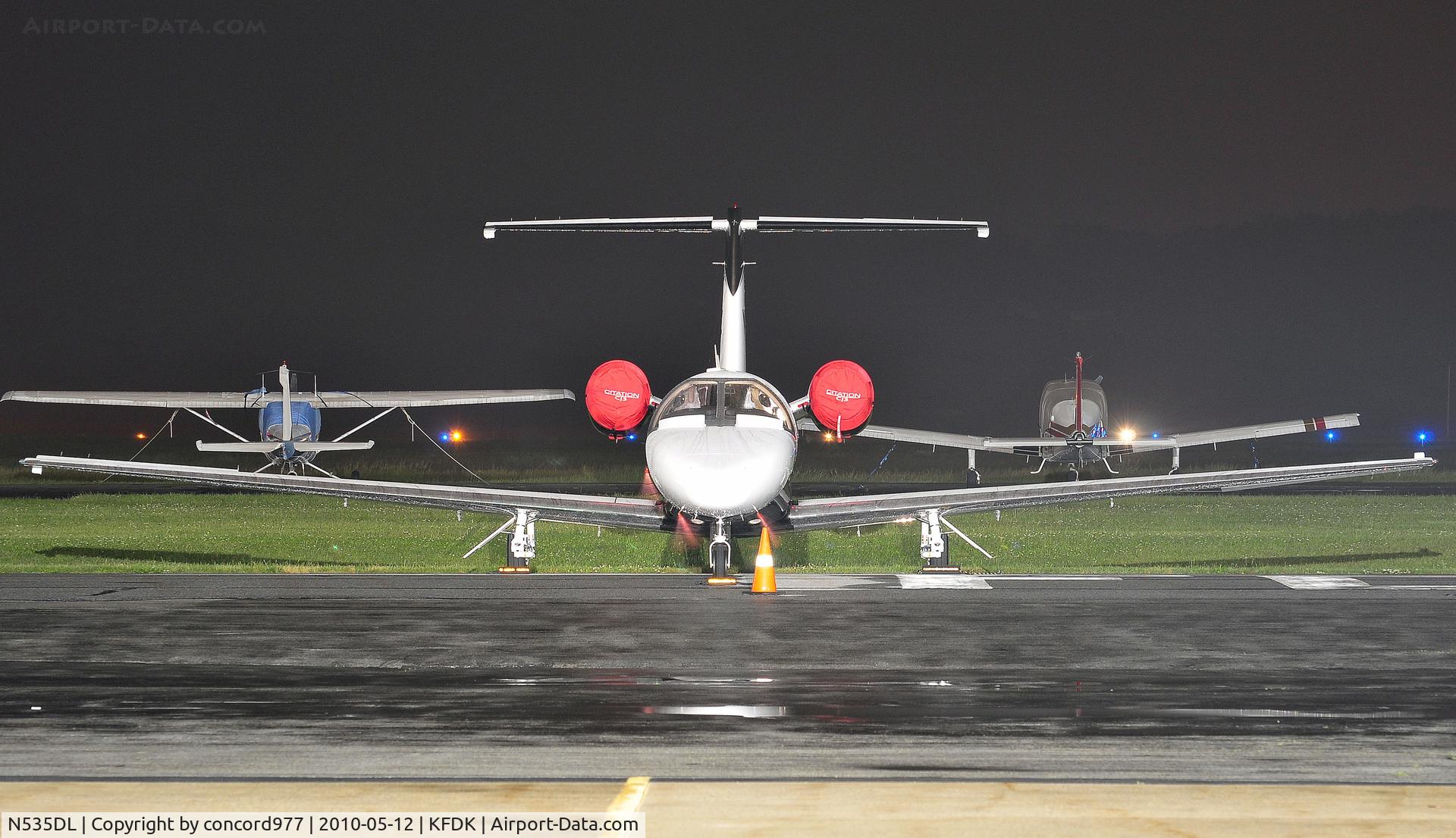 N535DL, 2007 Cessna 525B CitationJet CJ3 C/N 525B0172, Seen at KFDK on 5/12/2010.