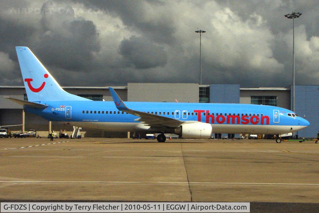 G-FDZS, 2009 Boeing 737-8K5 C/N 35147, Thomson B737 at Luton