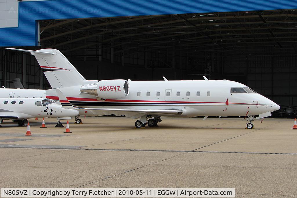 N805VZ, 1999 Bombardier Challenger 604 (CL-600-2B16) C/N 5410, 1999 Bombardier CL-600-2B16 at Luton