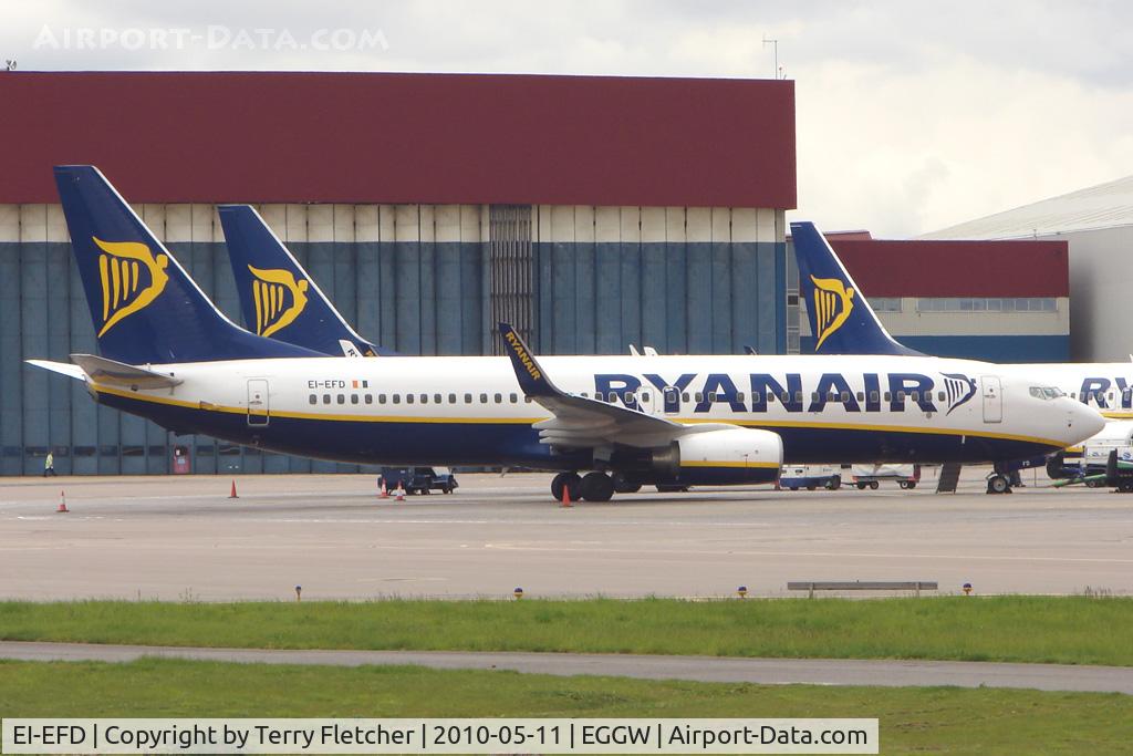 EI-EFD, 2009 Boeing 737-8AS C/N 35011, Ryanair B737 at Luton