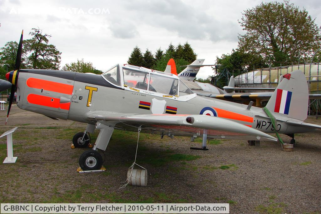 G-BBNC, 1951 De Havilland DHC-1 Chipmunk T.10 C/N C1/0682, 1951 De Havilland DHC-1 CHIPMUNK 22, c/n: C1/0682 wears Serial WP 790 and is exhibited at De Havilland Aircraft Heritage Centre at London Colney