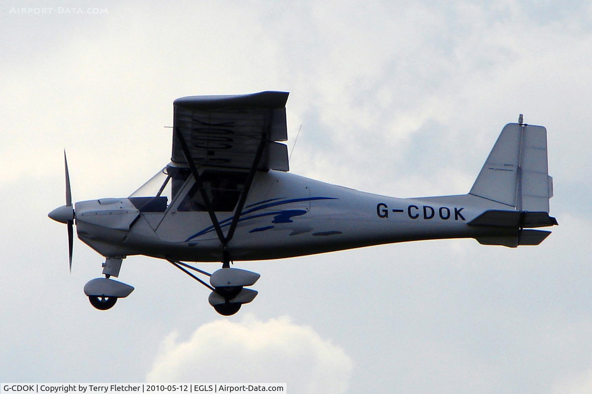 G-CDOK, 2005 Comco Ikarus C42 FB100 C/N 0509-6757, 2005 Aerosport Ltd IKARUS C42 FB100 at Old Sarum Airfield