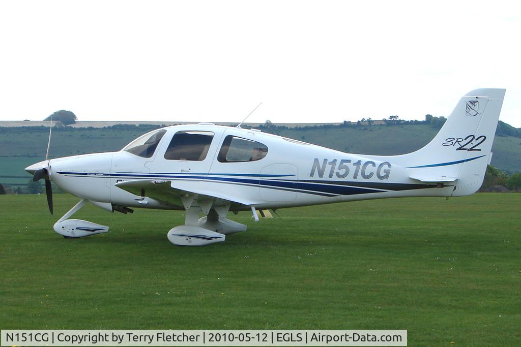 N151CG, 2002 Cirrus SR22 C/N 0344, 2002 Cirrus Design Corp SR22 at Old Sarum Airfield