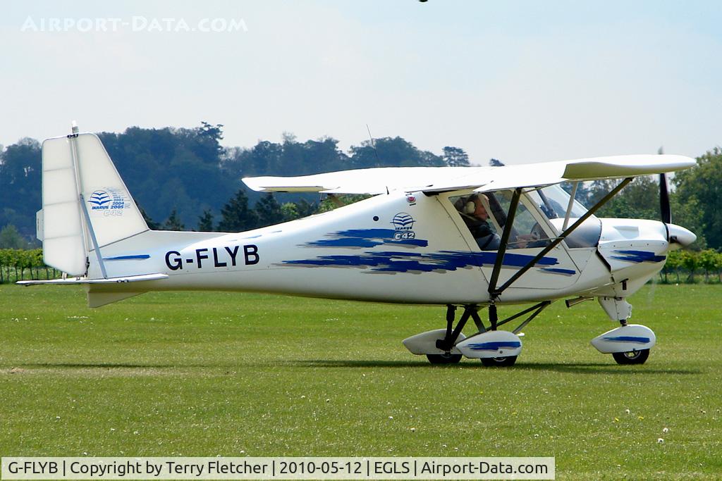 G-FLYB, 2003 Comco Ikarus C42 FB100 C/N 0309-6572, 2003 Fly Buy Ultralights Ltd IKARUS C42 FB100 at Old Sarum Airfield