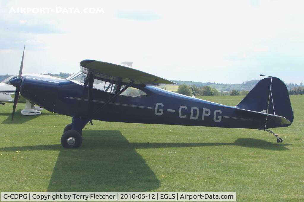 G-CDPG, 2005 Auster J-1A Autocrat C/N PFA 000-325, 2005 Groves P CROFTON AUSTER J1-A at Old Sarum Airfield