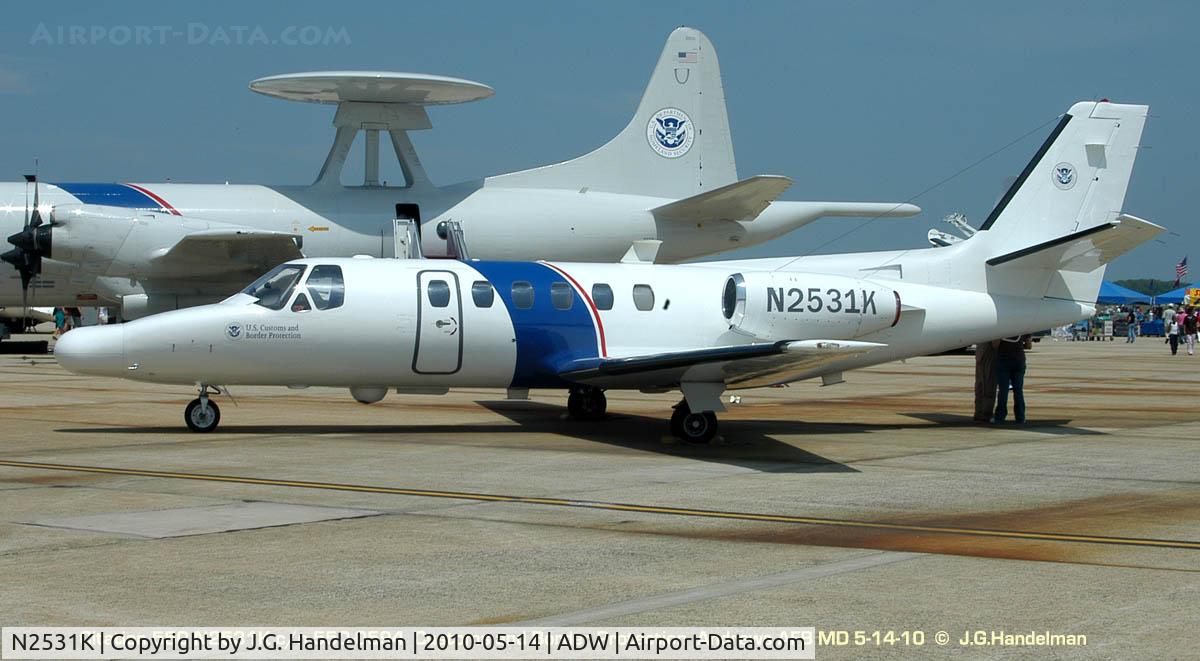 N2531K, 1989 Cessna 550 Citation II C/N 550-0594, Border Cops at Andrews AFB