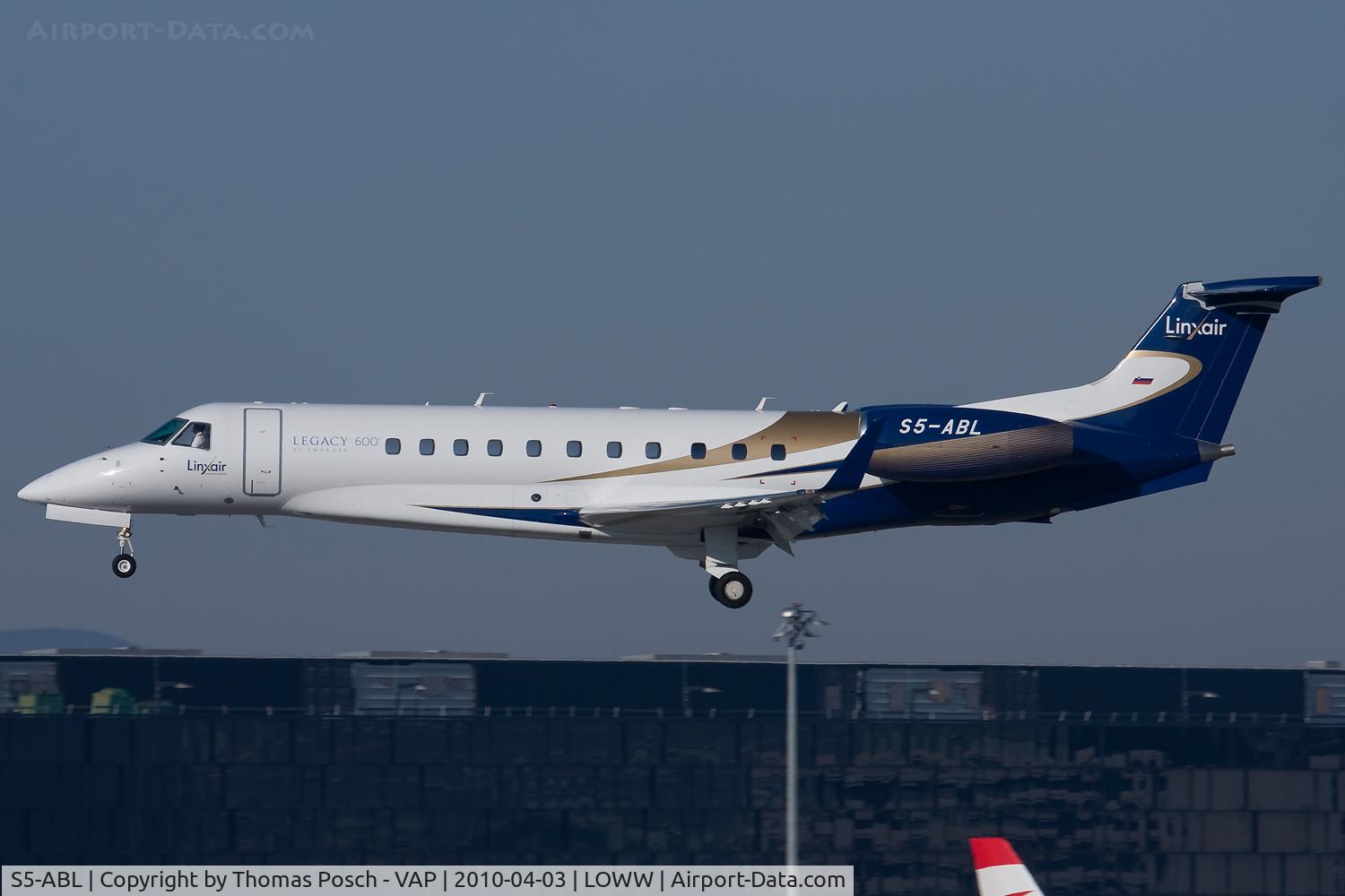 S5-ABL, 2007 Embraer EMB-135BJ Legacy C/N 14501008, Linxair