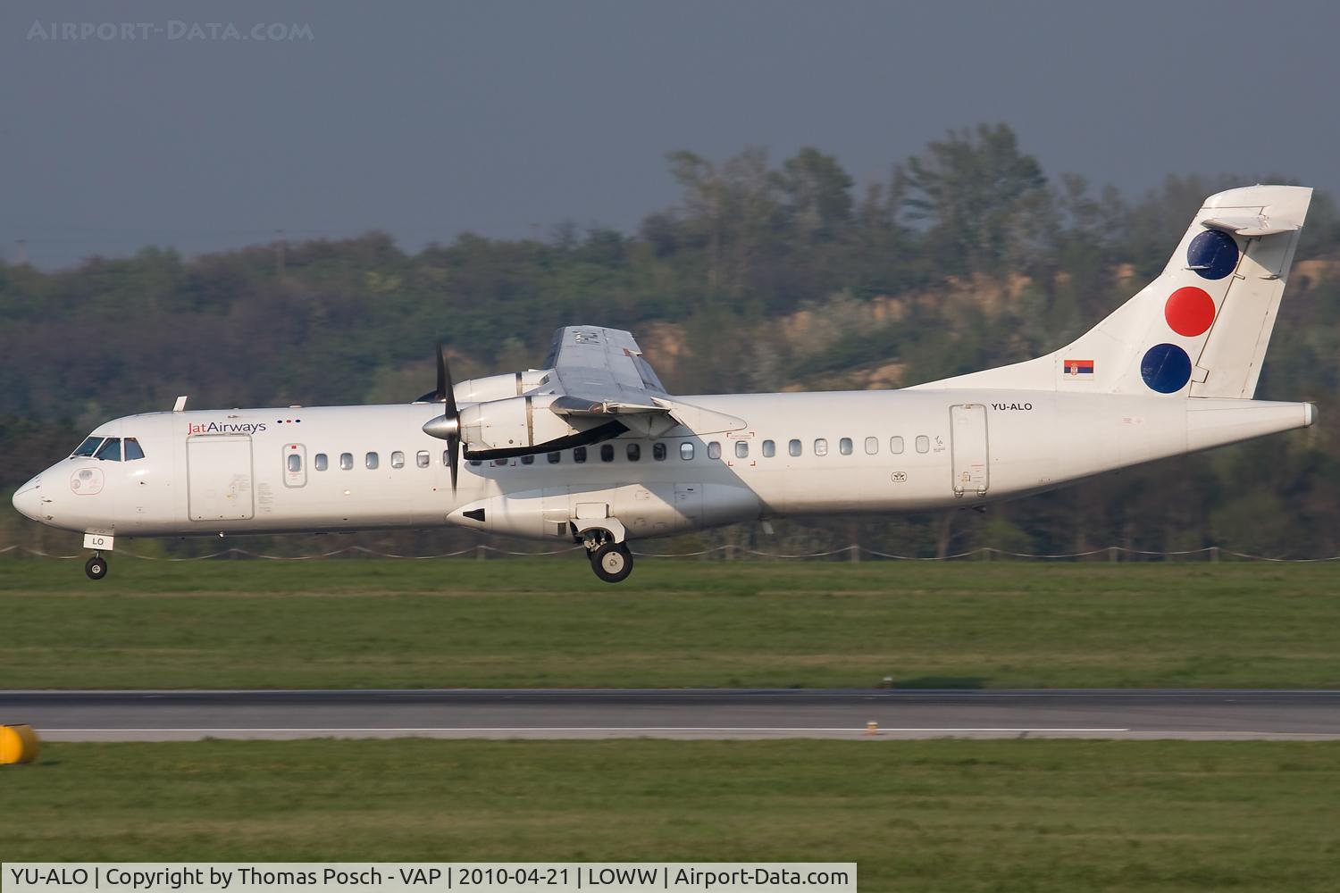 YU-ALO, 1990 ATR 72-202 C/N 186, JAT - Yugoslav Airlines