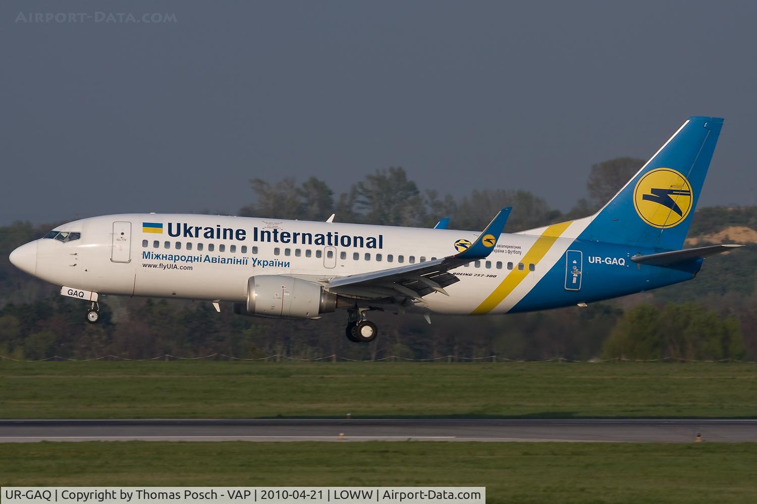 UR-GAQ, 1997 Boeing 737-33R C/N 28869, Ukraine International Airlines