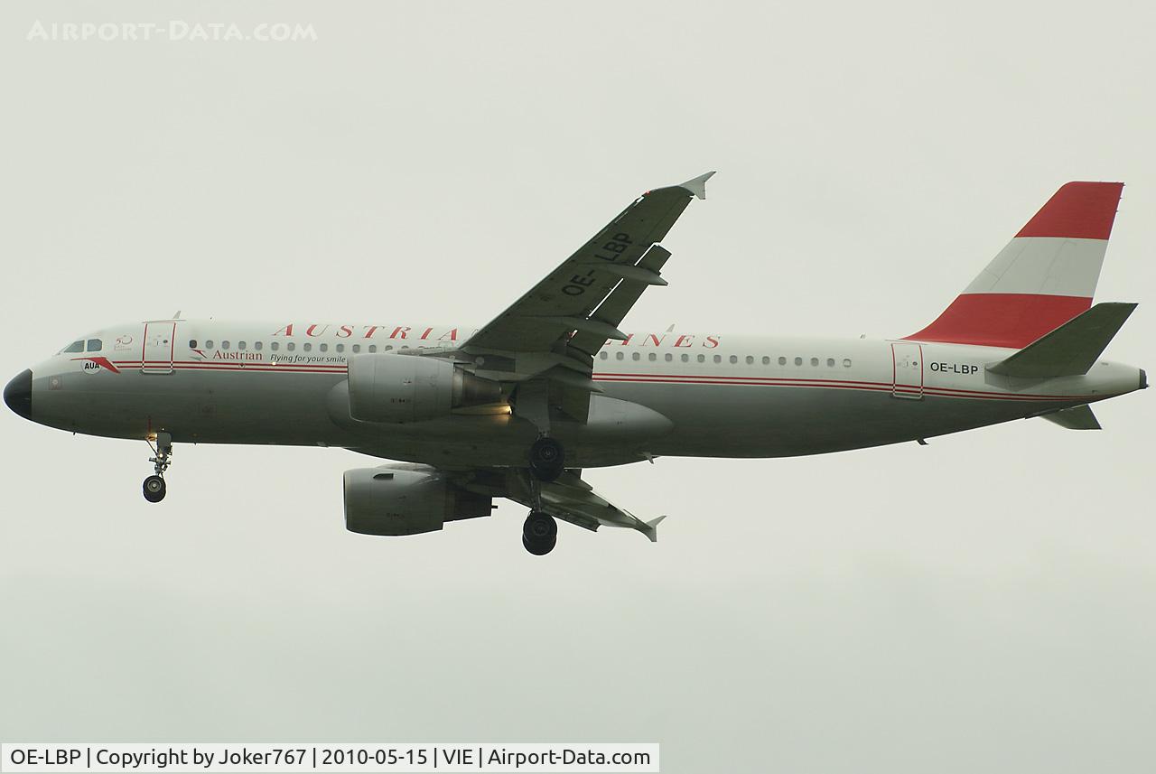 OE-LBP, 1998 Airbus A320-214 C/N 797, Austrian Airlines Airbus A320-214