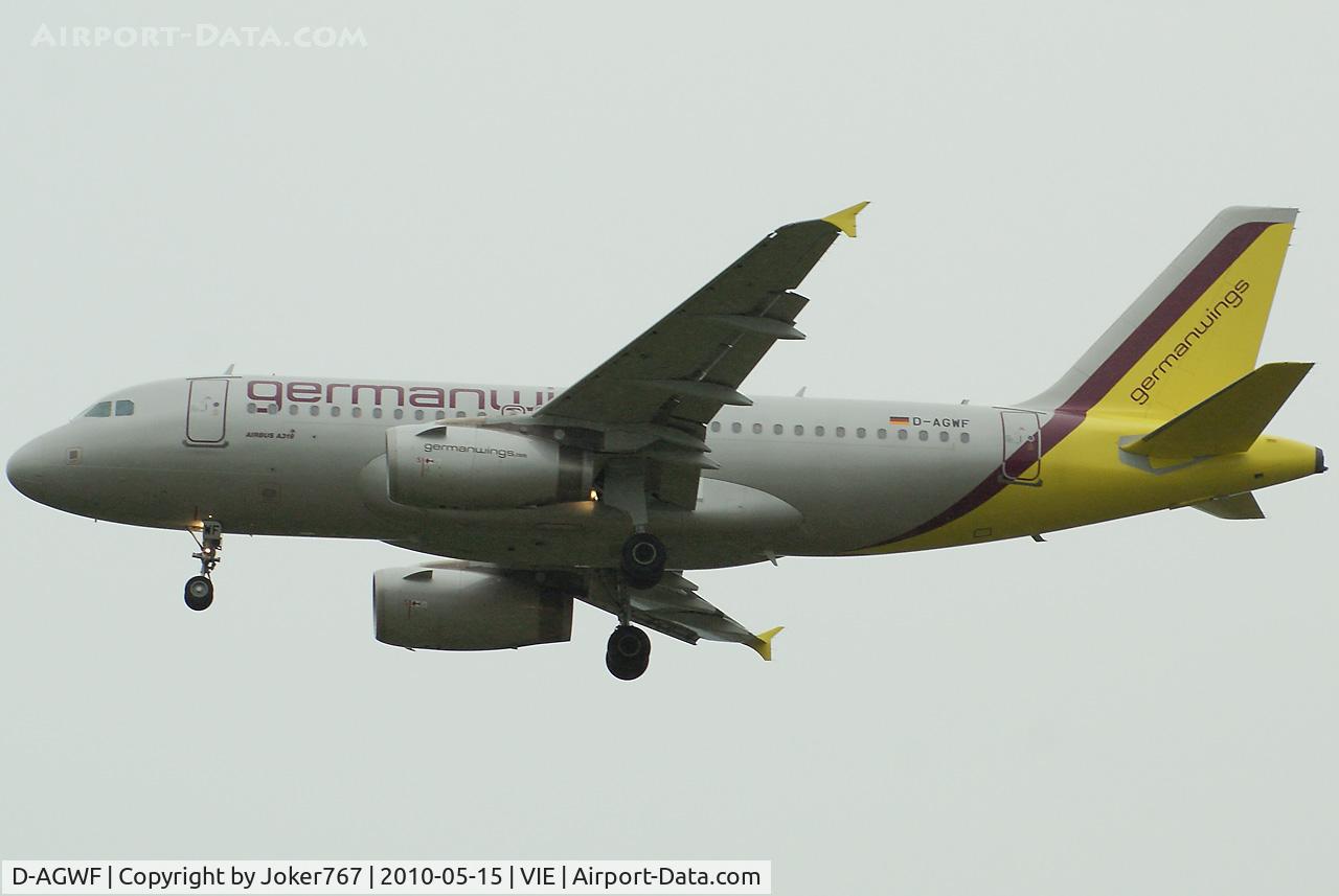 D-AGWF, 2007 Airbus A319-132 C/N 3172, Germanwings Airbus A319-132