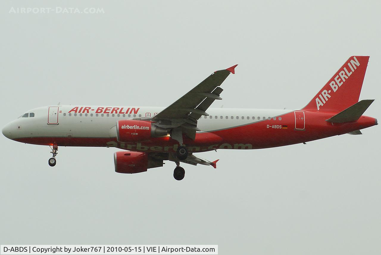 D-ABDS, 2007 Airbus A320-214 C/N 3289, Air Berlin Airbus A320-214