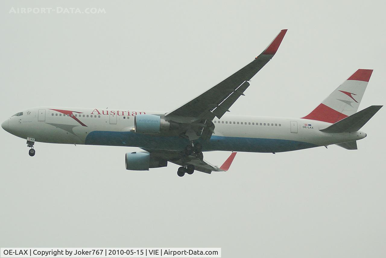 OE-LAX, 1992 Boeing 767-3Z9/ER C/N 27095, Austrian Airlines Boeing 767-3Z9(ER)