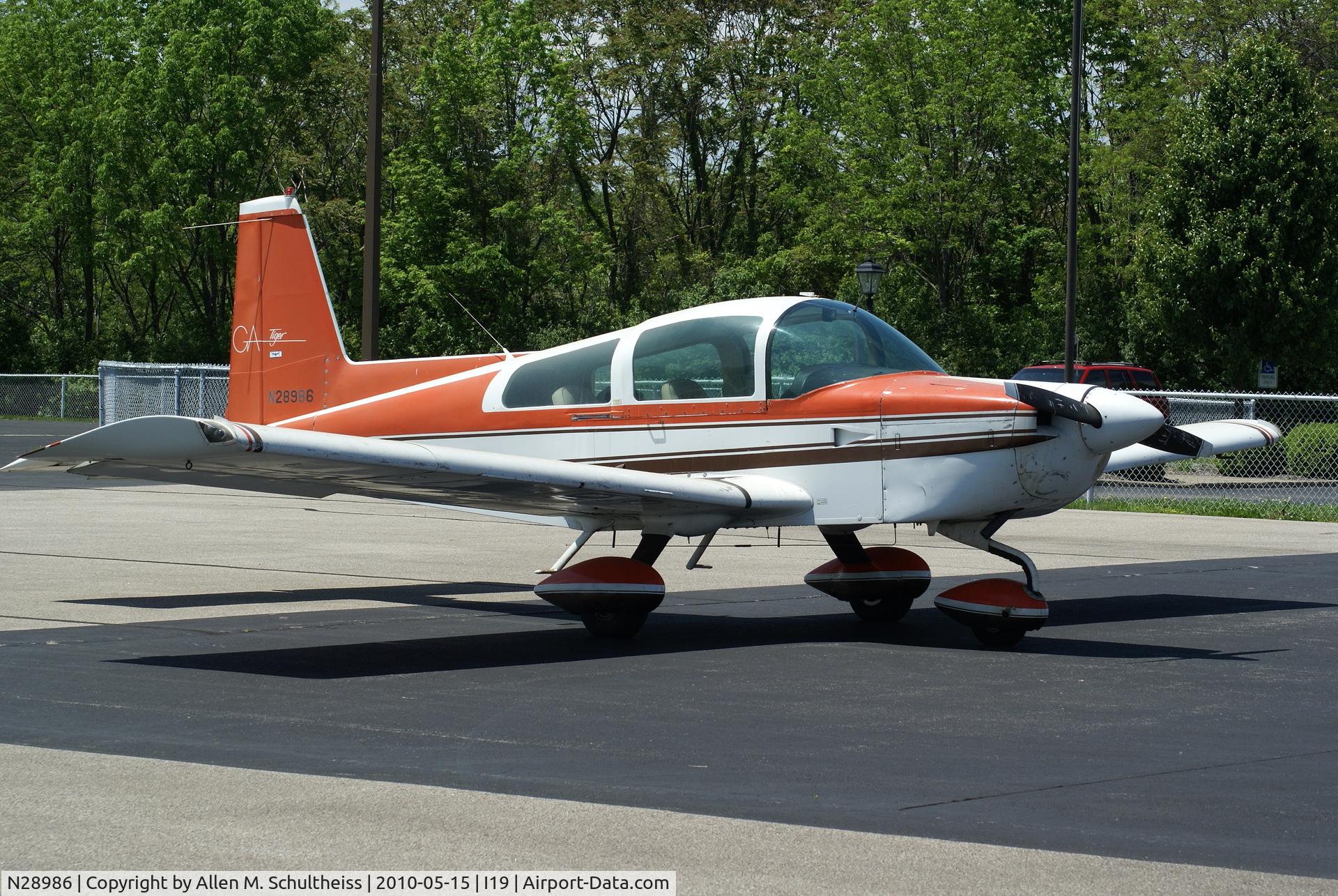 N28986, 1978 Gulfstream American Corp AA-5B C/N AA5B0922, 1978 American AA-5B