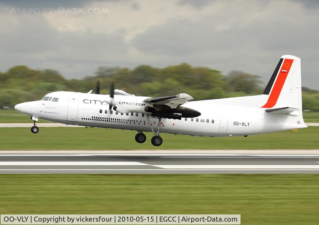OO-VLY, 1990 Fokker 50 C/N 20181, Cityjet