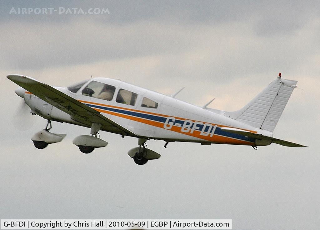 G-BFDI, 1977 Piper PA-28-181 Cherokee Archer II C/N 28-7790382, at the Great Vintage Flying Weekend