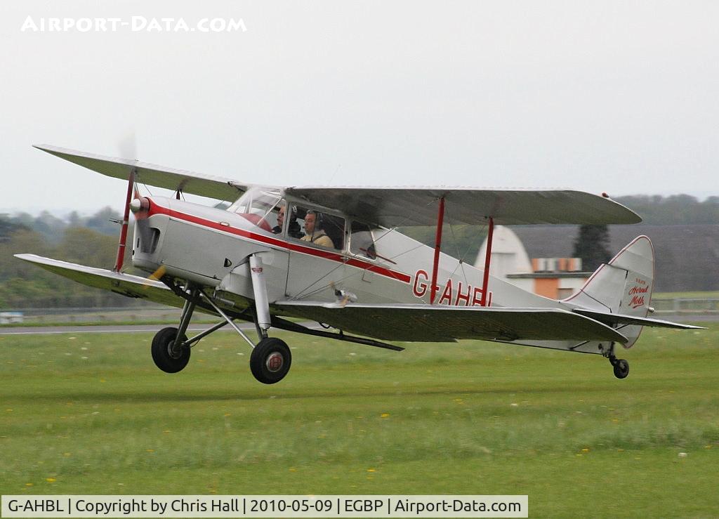 G-AHBL, 1936 De Havilland DH.87B Hornet Moth C/N 8135, at the Great Vintage Flying Weekend