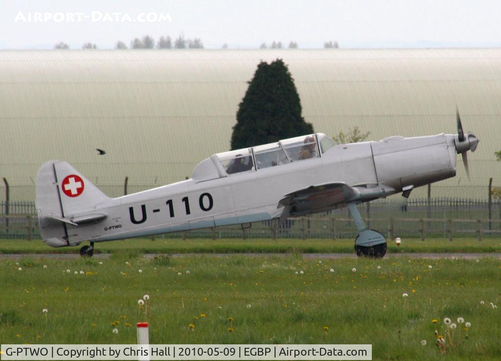 G-PTWO, 1946 Pilatus P2-05 C/N 600-30, at the Great Vintage Flying Weekend