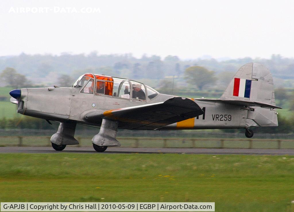 G-APJB, 1948 Percival P-40 Prentice T1 C/N PAC-086, at the Great Vintage Flying Weekend